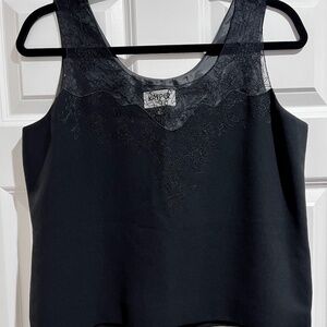 Kasper Black Petite Tank Top